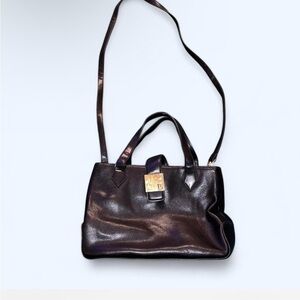 Elegant Black Leather Handbag
